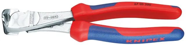 Knipex 67 05 140 High Leverage End Cutting Nippers 5,51" with soft handle