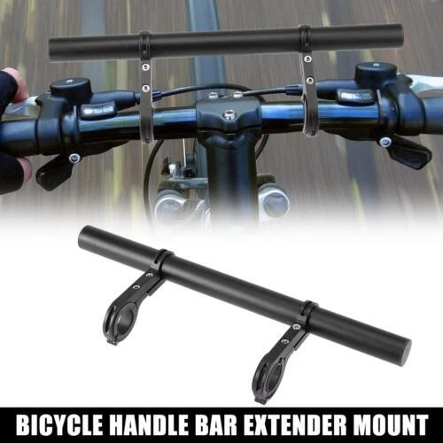 Bicycle Lengthen Aluminum Alloy Double Handlebar Extension Extender Bracket