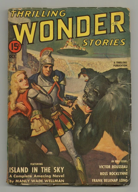 Thrilling Wonder Stories Pulp Oct 1941 Vol. 21 #1 GD/VG 3.0