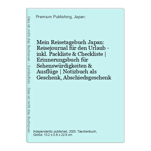Mein Reisetagebuch Japan: Reisejournal für den Urlaub - inkl. Packliste & Checkl