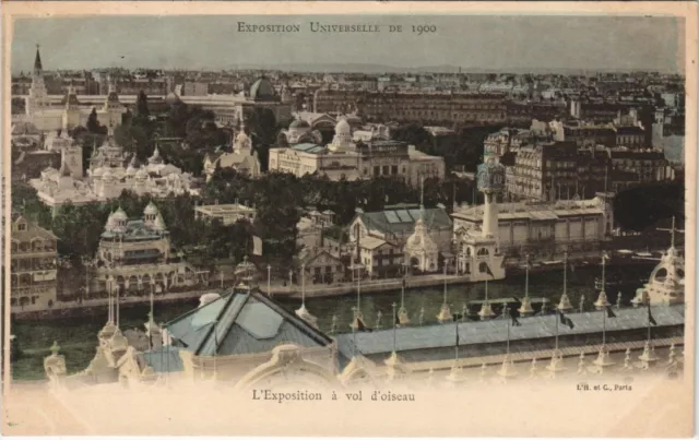 CPA EXPO 1900 PARIS a vol d'oiseau (991532)