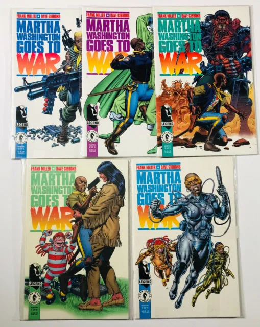 Marth Washington goes to war #1-5  Dark Horse Comic Book Lot / Series Run