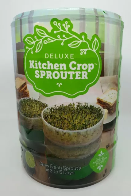 Deluxe Kitchen Crop Sprouter New NIP Victorio VKP1200 Grow Sprouts 4 Tray