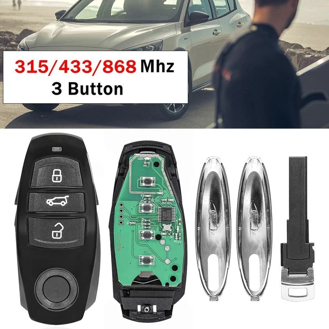 Car Key Keyless 3 Buttons Remote Key fobFor VW Volkswagen Touareg 2011-2014
