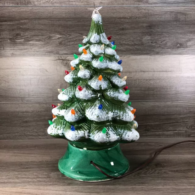 Vintage Christmas Tree Trim n Glo CTL-20 Marcia Ceramic Lighted Inspirations 3