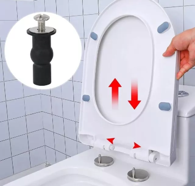 2 Pezzi Viti per Sedile Del Water, Cerniera per Copriwater Fissaggio Sedile WC C