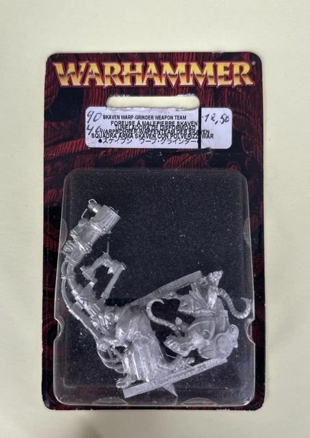 Figurines Skaven Warhammer – Rat, Warp Hunter, Gutter, Eshin – OOP – Occasion