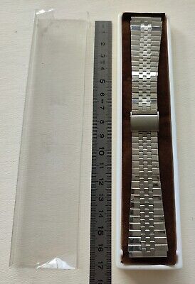 Fleurus Bracelet Acier Fleurus 12 mm NOS Stock Lot Horlogerie Vintage Watch Strap 