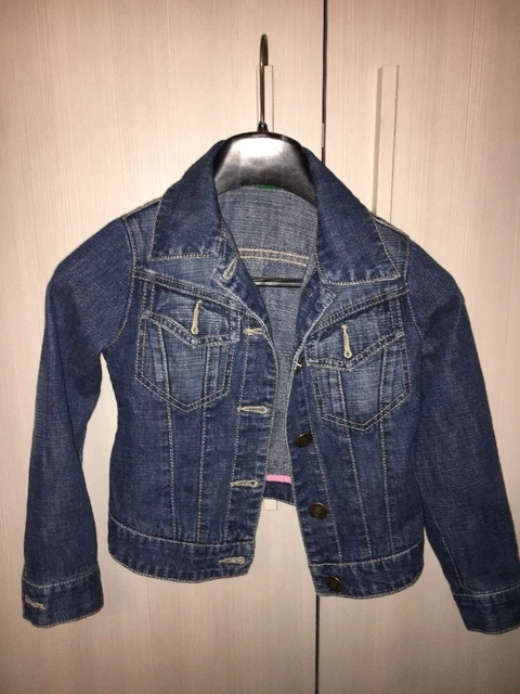 Giubbino jeans hotsell bambina benetton
