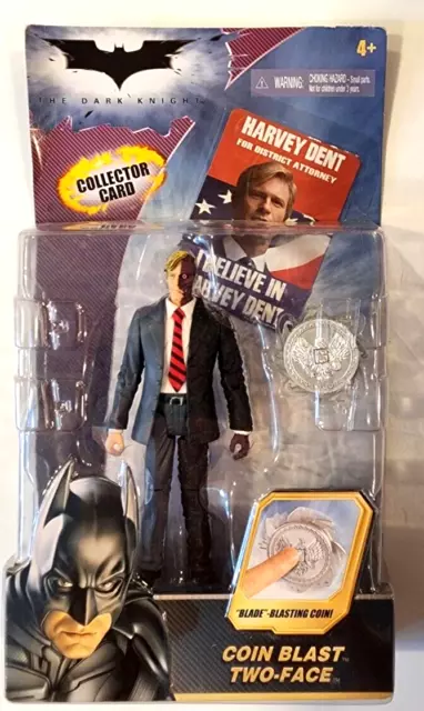 The Dark Knight Coin Blast Two-Face Action Figure with Collectible Trading Card