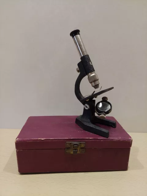 Vintage Mikroskop "Cady". Maison André Fisch. Brüssel. NS
