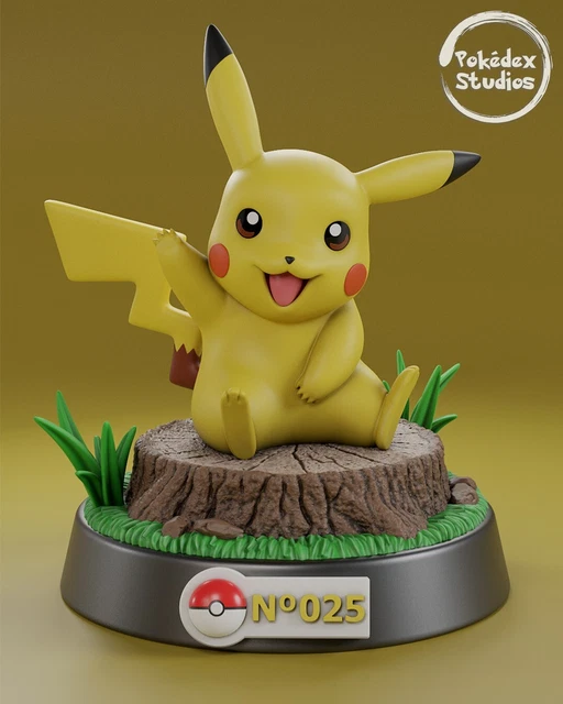 Figurine Pokemon Mewtwo (Pokedex Studio) unpainted unassembled 3D printed kit