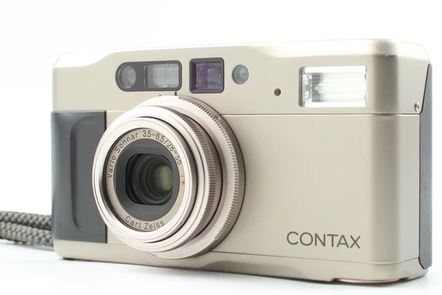 [Near MINT w/ Strap] Contax TVS II Point & Shoot 35mm Film Camera From JAPAN