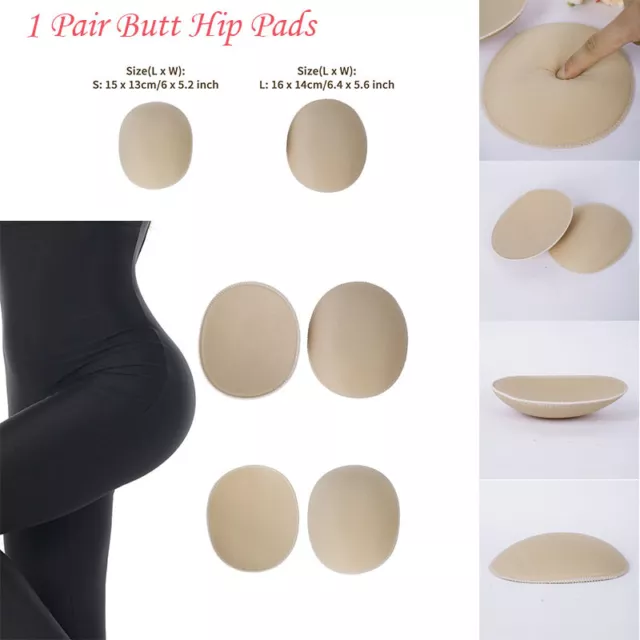 1 Pair Women Men Buttocks Enhancers Silicone Fake Butt Hip Pads Bum Booster