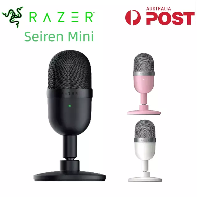 Razer Seiren Mini Microphone Ultra Compact Condenser Recording Gaming USB Mic AU