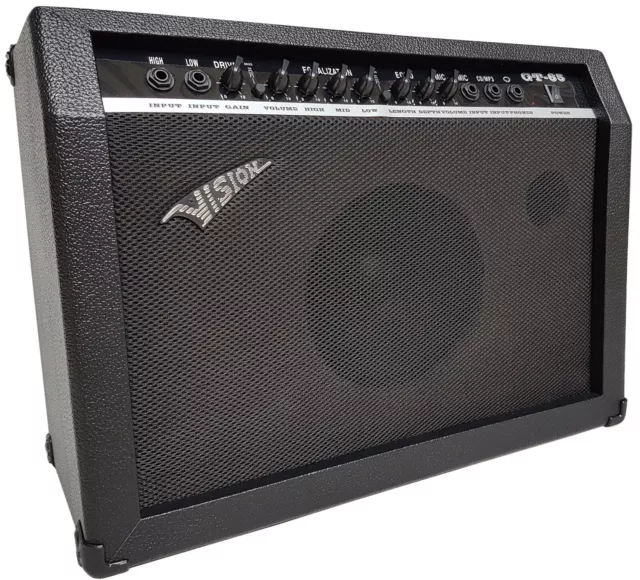 85 WATT (E-) Gitarrenverstärker VON MSA _DISTORTION_TUNER_MIKRO_REVERB_MP3_TWIN