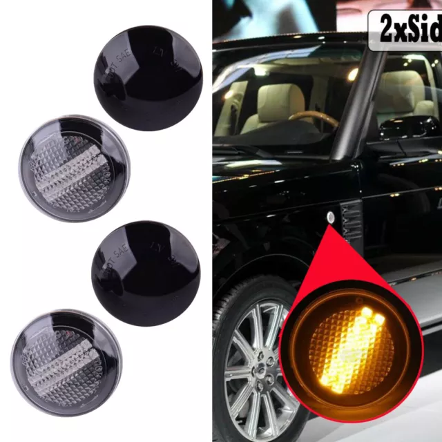 Dynamic LED Side Marker Blinker Turn Signal Light Fit For Land Range Rover L322
