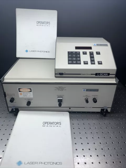 Laser Photonics LN107 Narrow Band Picosecond Dye Laser w/ L-Scan Grating Driver