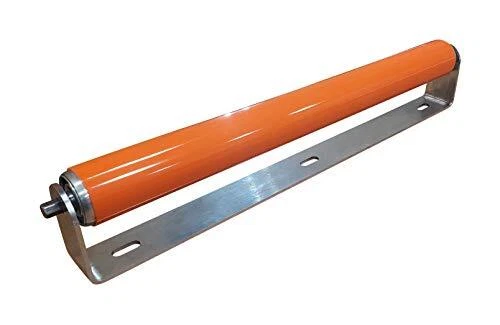 Polyurethane Coated Roller with Bracket 21″ Between Frame 1.9" Diameter Roller