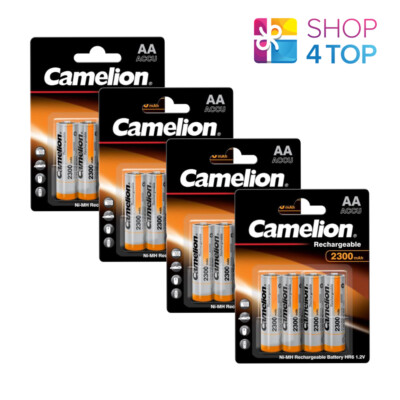 16 Camelion AA piles rechargeables toujours prêt HR6 2300 mAh 1.2 V 4BL NiMH NEUF 