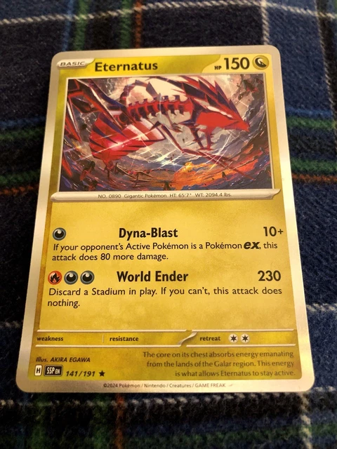 Pokémon TCG: Eternatus - 141/191 - Holo Rare - Surging Sparks - NM