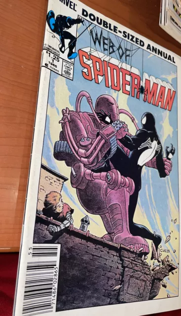 MARVEL DOUBLE-SIZED ANNUAL WEB OF SPIDER-MAN #1 - 1985 Newsstand Edition