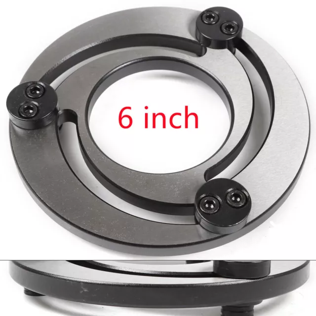 6'' Chuck Soft Jaw Boring Ring Device CNC Adjustable Lathe Chuck Bore Clamp Tool