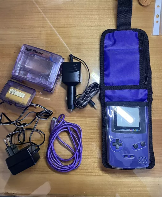 Nintendo Game Boy Color Système Portable - Violet de 1998 (fonctionne)