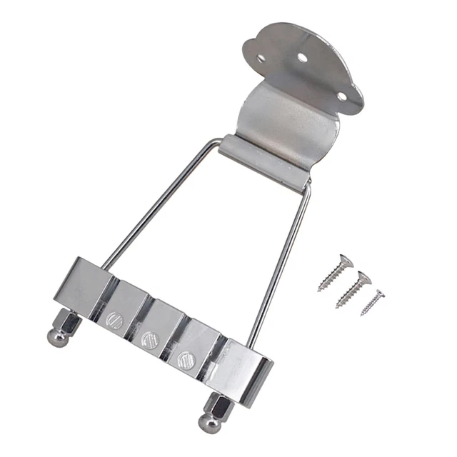 Cordier De Pont De Guitare Électrique - Chromé - Type Teisco - Neuf