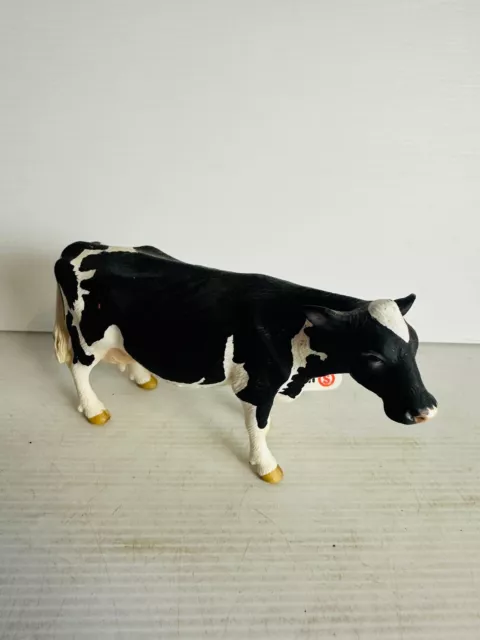 SCHLEICH 13633 Holstein Cow 2007 - RETIRED With Tags