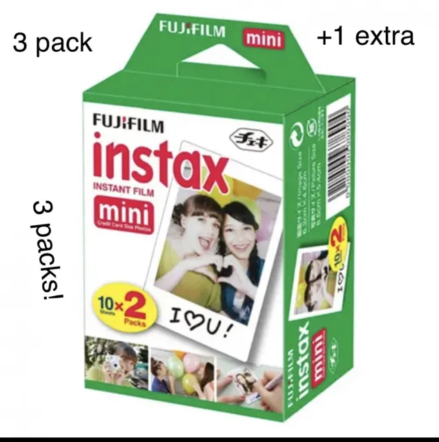 Fujifilm Instax Mini (triple Pack) 30 Shots Instant Film BFF 30 Frames