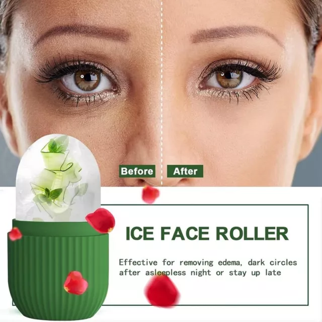 Ice Face Roller Massager,ice-cube Roller for Face,Eyes and Neck Naturally6897