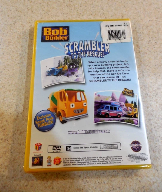 Scrambler Rescue BOB THE BUILDER: Scrambler to the Rescue DVD nuovo sigillato in ...