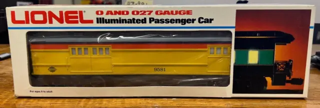 Lionel 6-9581 O Gauge Chessie Steam Special Baggage Car