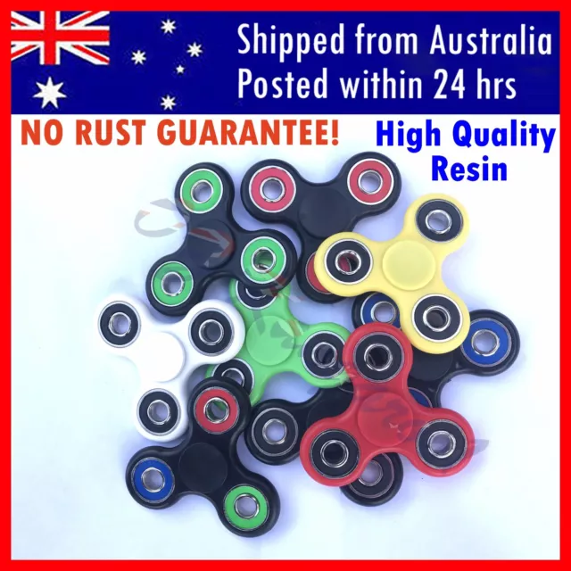 Hand Spinner Spinners Tri-Fidget Ball 3D Printed Focus Toy ADHD kids Adults AU