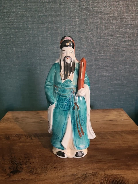 Vintage Chinese Immortal Wise Man Figurine