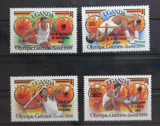 Uganda 638-641 postfrisch #UO789