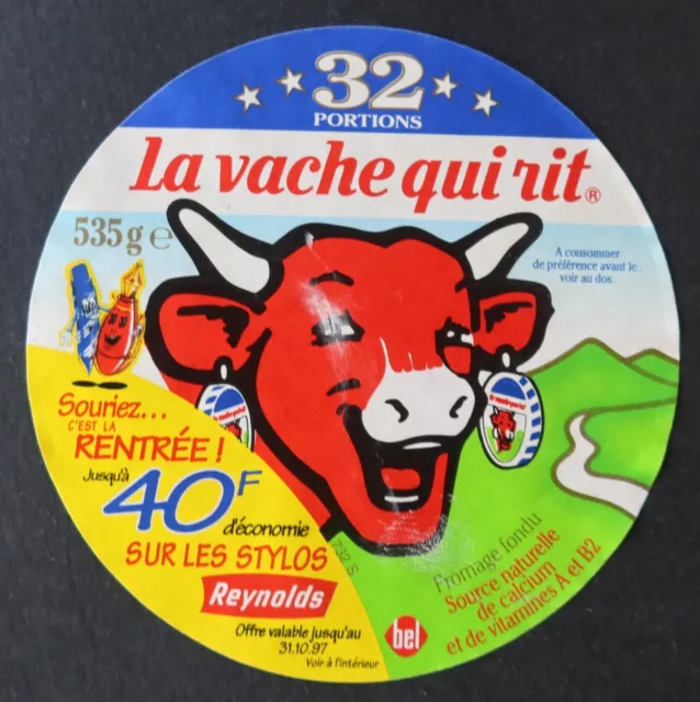 COW QUI RIT 32 Servings 535g 732S Rabier VQR 9 Cheese Label