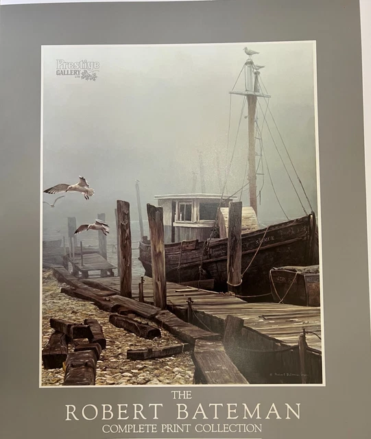 Robert BATEMAN Sarah E and Gulls art paper 16.5" x 13.25" Cubs Canada