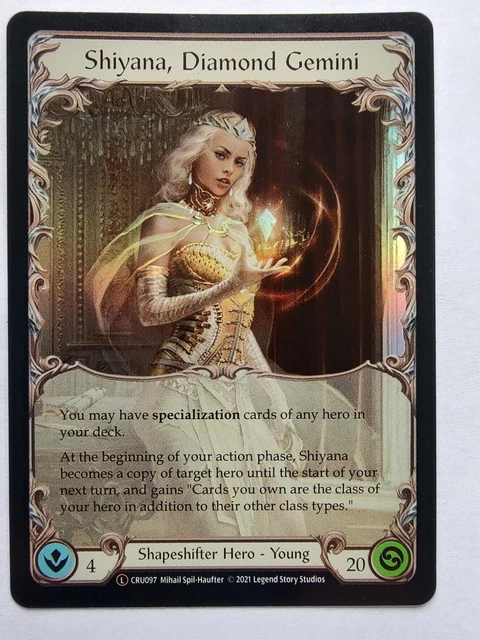 Shiyana, Diamond Gemini・FaB RF FOIL CRU Shiyana, Diamond Gemini (Extended Art) | Crucible of War