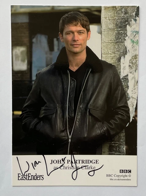 JOHN PARTRIDGE Genuine Handsigned Eastenders Castcard 6 x 4