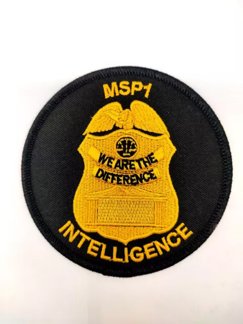 MPS 1 Intelligence We Are The Difference Security Police Department Iron Patch