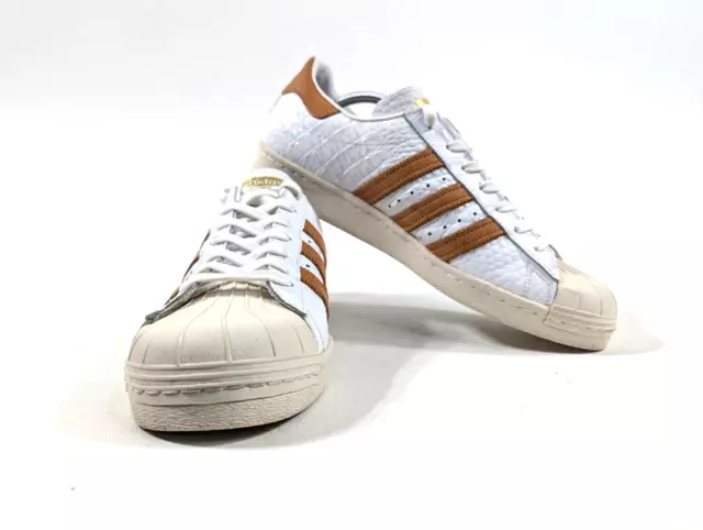 NEW MENS ADIDAS superstar 80s shoes white cloud gold shell toe bb2229 men s 90.00 PicClick