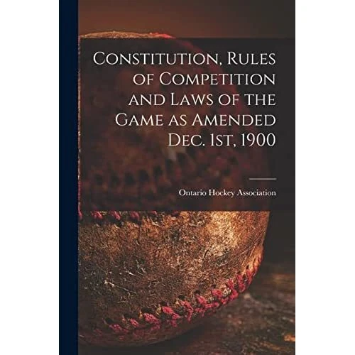 Constitution, Rules of Competition and Laws of the Game - Paperback / softback N