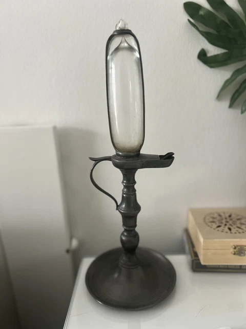 LANTERNE ANCIENNE SUSPENSION Vintage en fer forgé métal et verre EUR 23