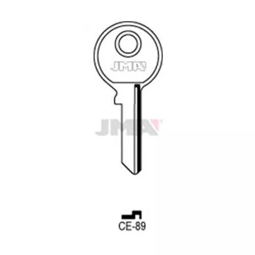 5 X CES CE-89 JMA / Schlüsselrohlinge/Key Blanks