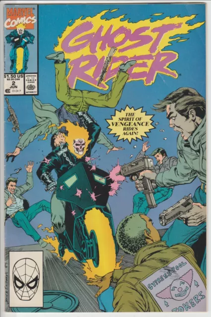 Ghost Rider #2 June 1990 Marvel Comic Book 1st Appearance of Blackout Vol. 3