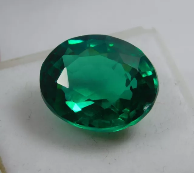 Naturel 19.45 Carats Sud Africain Tsavorite Grenade Coupe Ovale Vert Libre Gemme