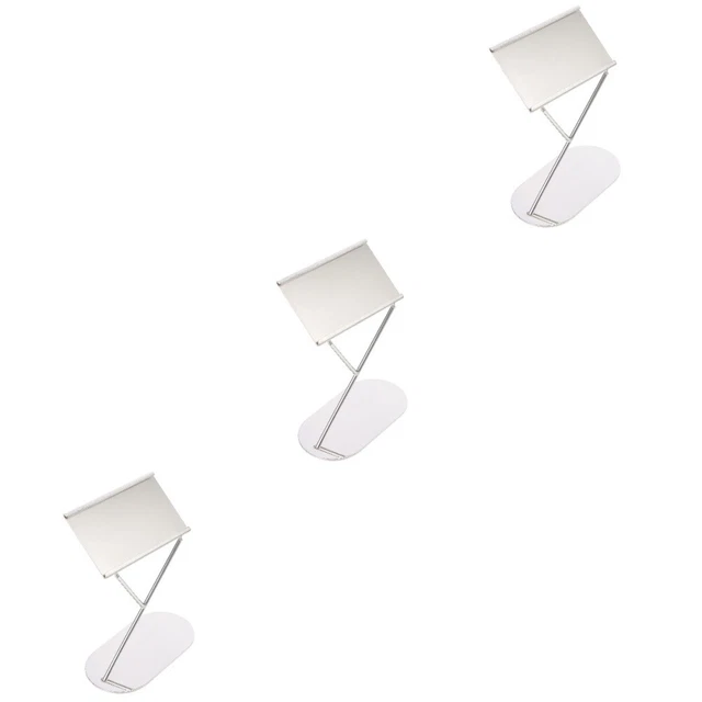 3 Pcs Recipe Holder Table Deck Metal Holder Photo Holder Clip
