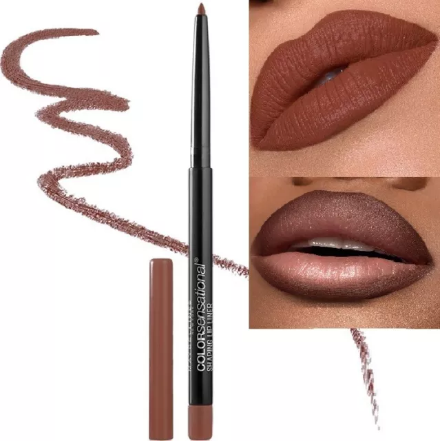 Maybelline Crayon  Contour Lèvres Lip Liner Color Sensational 18 Raw Chocolate